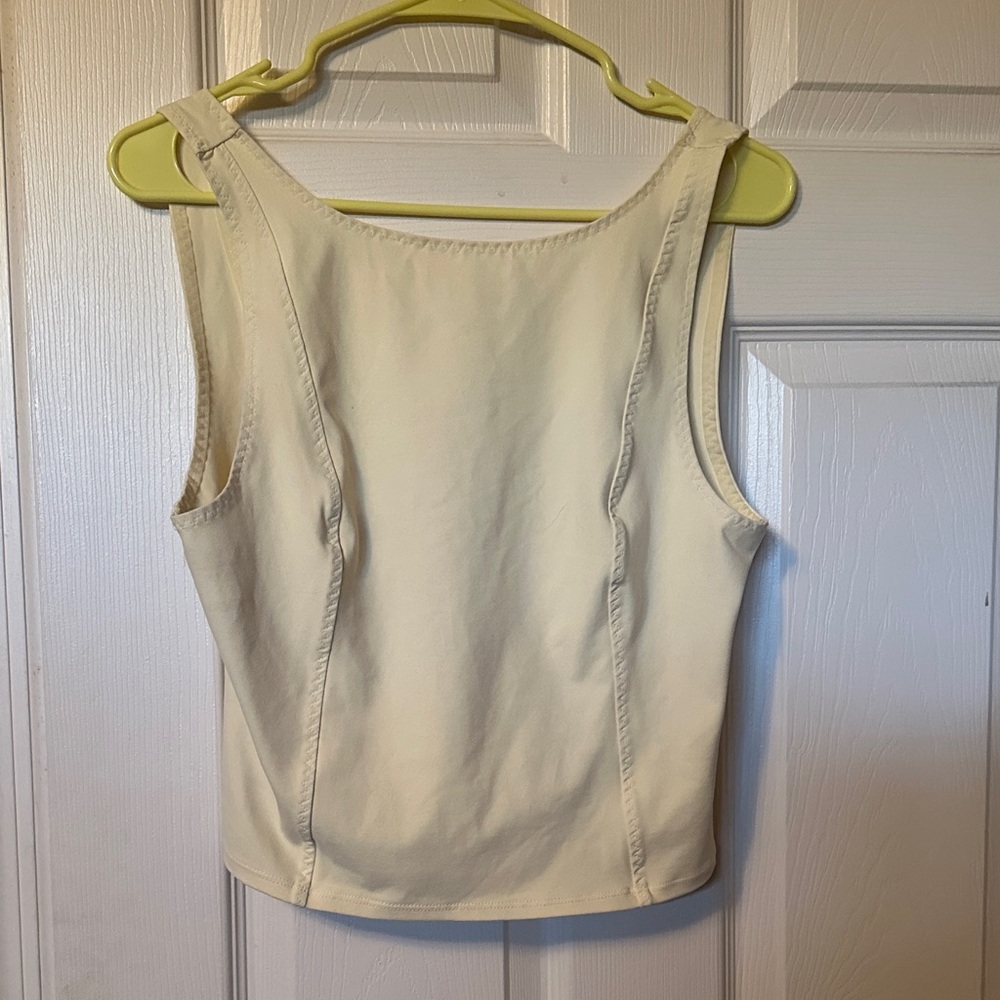 Free People Butter Yellow Top/Cami